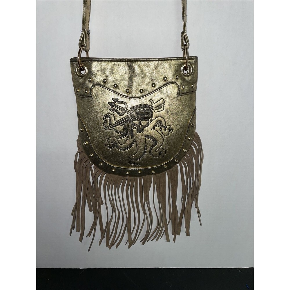 Disney Descendants 3 Gold Crossbody Purse Uma Cosplay Costume